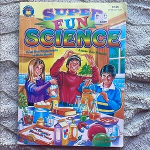 Vintage 2001 Playmore Waldman Super Fun Science Book Experiment